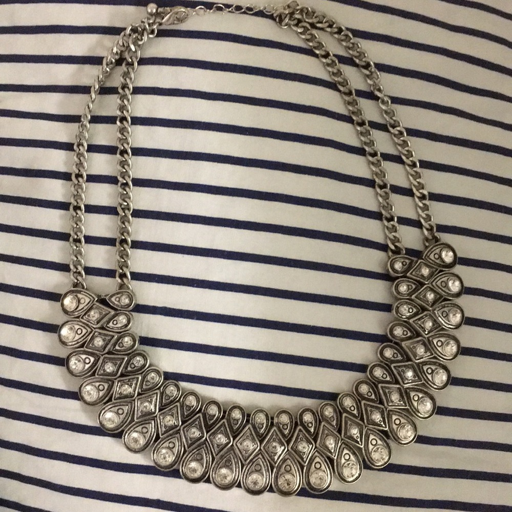 Silver Statement Necklace